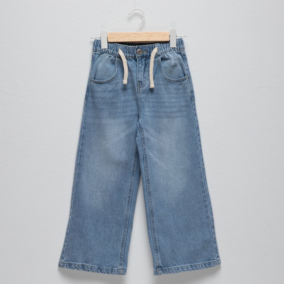 YAMP - Jeans Wide Leg Cintura Elasticada Niña Yamp
