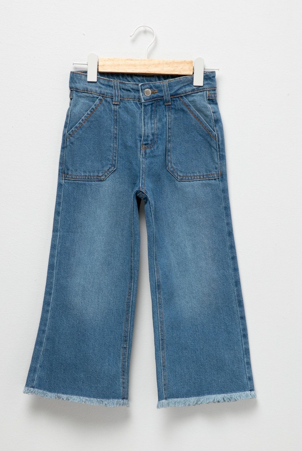 YAMP - Jeans Flare Yamp Niña Denim Algodón Tiro Medio
