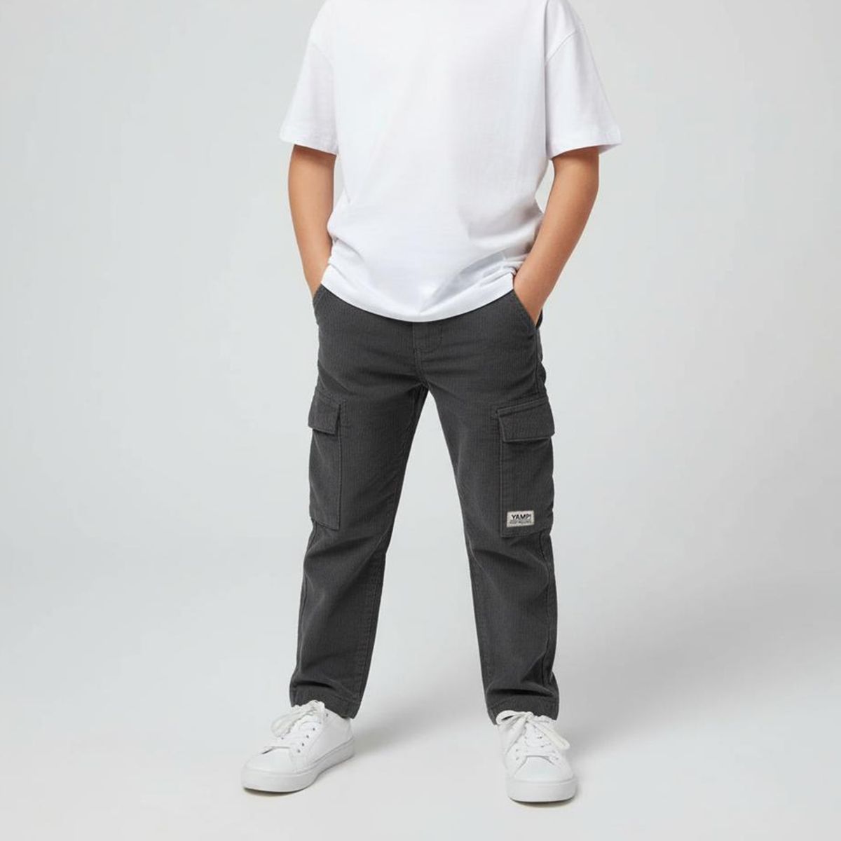 YAMP - Pantalón Cotelé Yamp Casual Algodón Niño