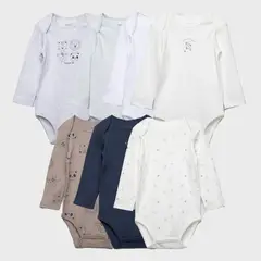 YAMP - Pack De 7 Bodys Algodón Bebé Niño