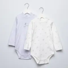 YAMP - Pack de 2 Bodys Algodón Bebé Niño