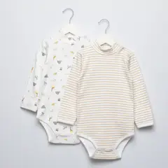 YAMP - Pack de 2 Bodys Algodón Bebé Niño