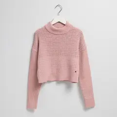 ELEVEN - Sweater Chenille Cuello Alto Niña