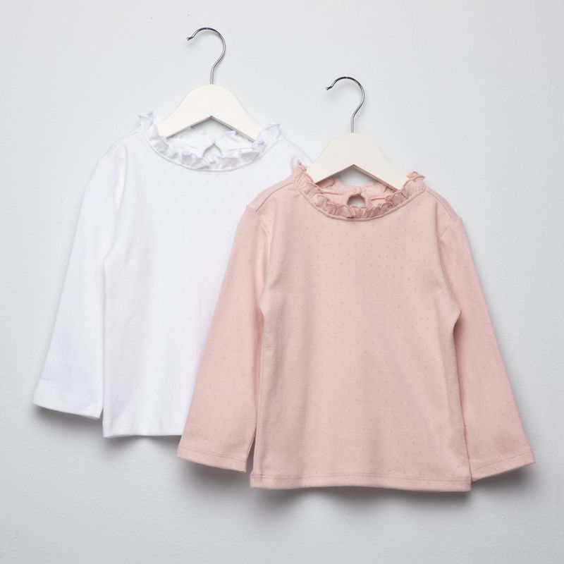 YAMP - Pack de 2 Poleras Bebé Niña Yamp
