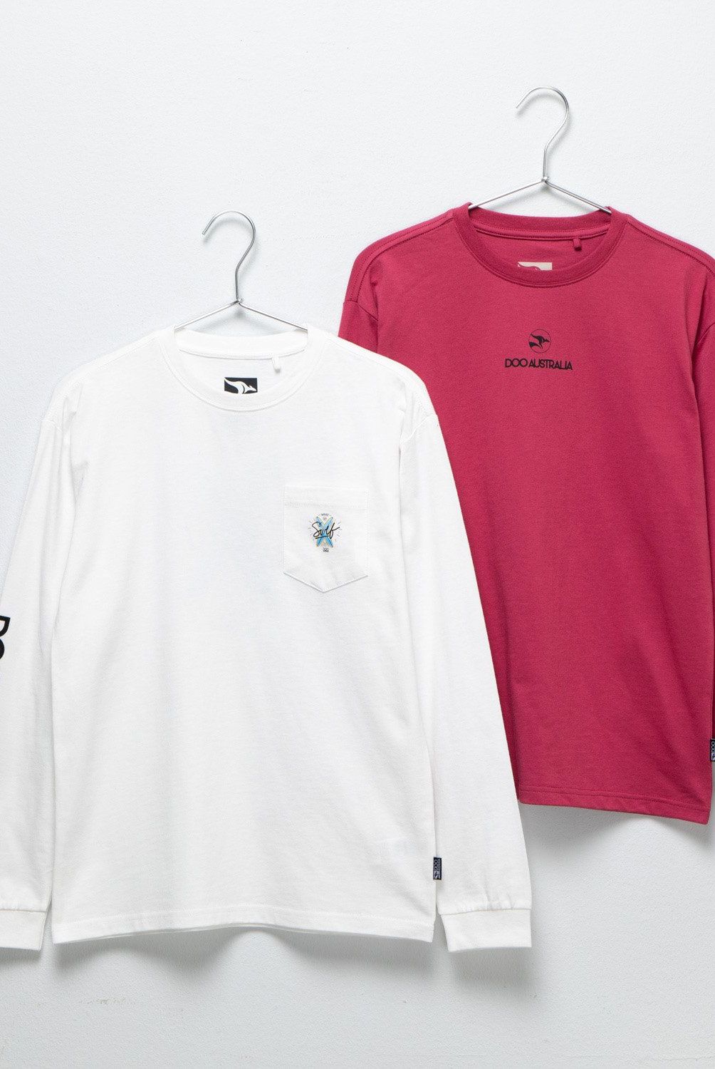 DOO AUSTRALIA - Set Poleras Manga Larga Niño Doo Australia Algodón