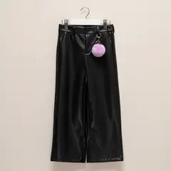 YAMP - Pantalón Wide Leg Ecocuero Niña
