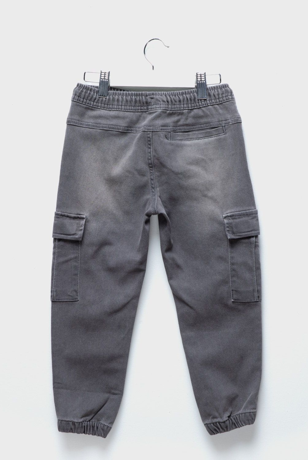 YAMP - Jeans Cargo Jogger Yamp Niño Denim Diseño Liso