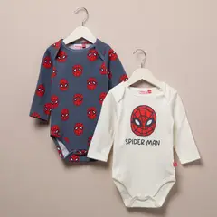 MARVEL - Pack 2 Bodys Bebé Niño Spider Man