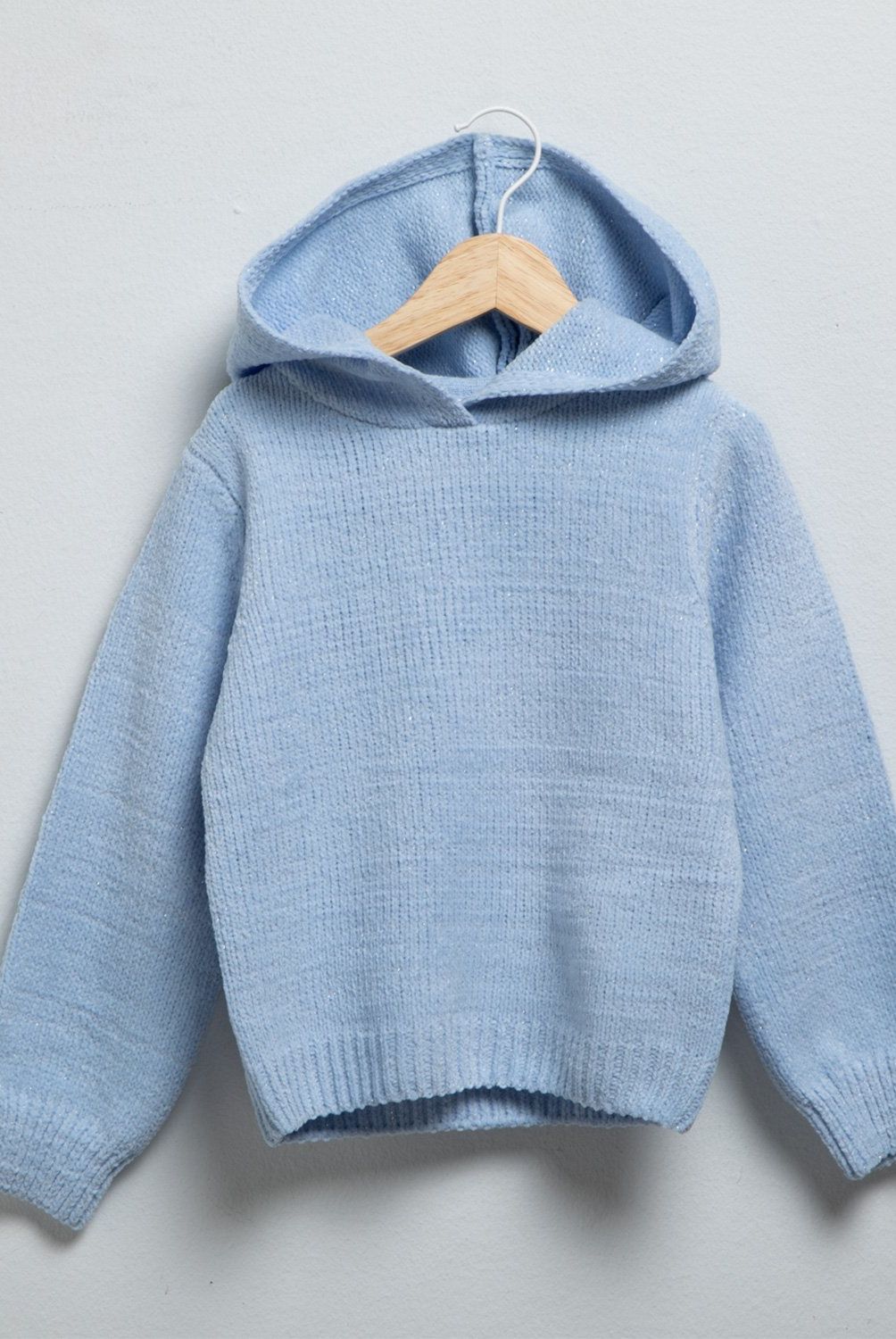 YAMP - Sweater Acrílico Niña Yamp Con Capucha Manga Larga