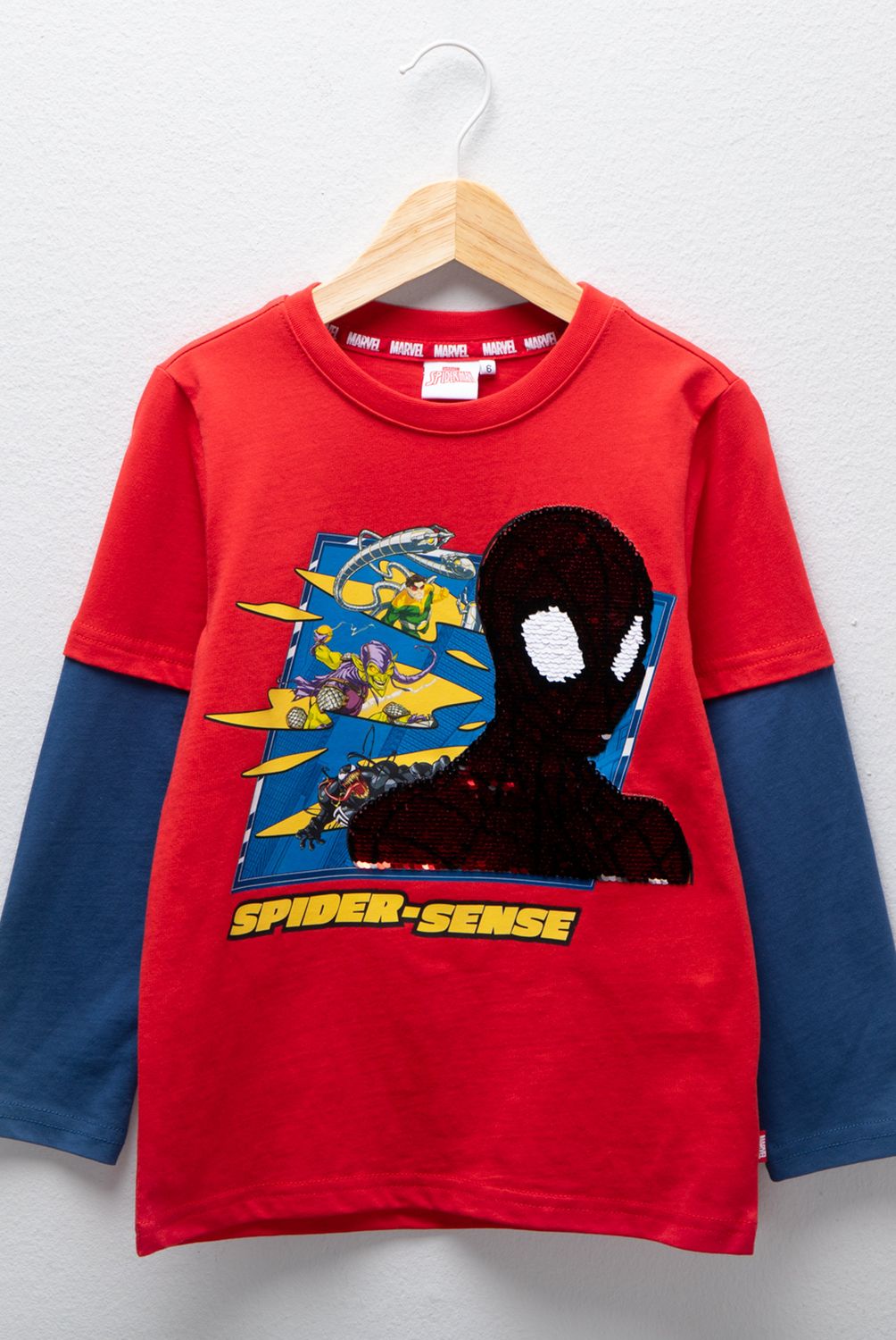 MARVEL - Polera algodón Niño Spider-Man Marvel