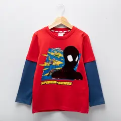 MARVEL - Polera algodón Niño Spider-Man