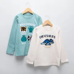 YAMP - Pack 2 Poleras Algodón Niño