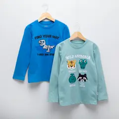 YAMP - Pack 2 Poleras Algodón Niño