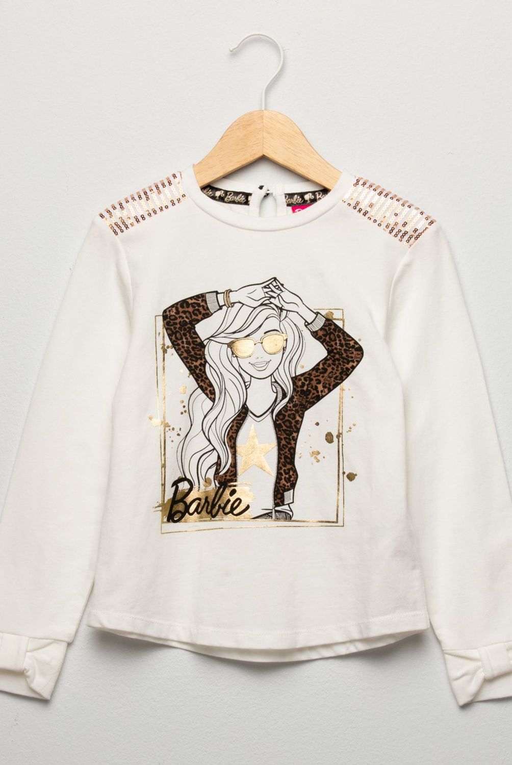 BARBIE - Polera Algodón Niña Barbie