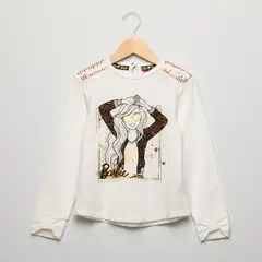 BARBIE - Polera Algodón Niña