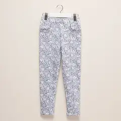 CONIGLIO - Calza Polialgodón Diseño Floral Niña