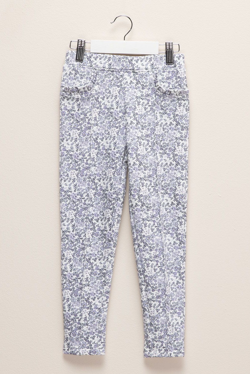 CONIGLIO - Calza Coniglio Polialgodón Diseño Floral Niña