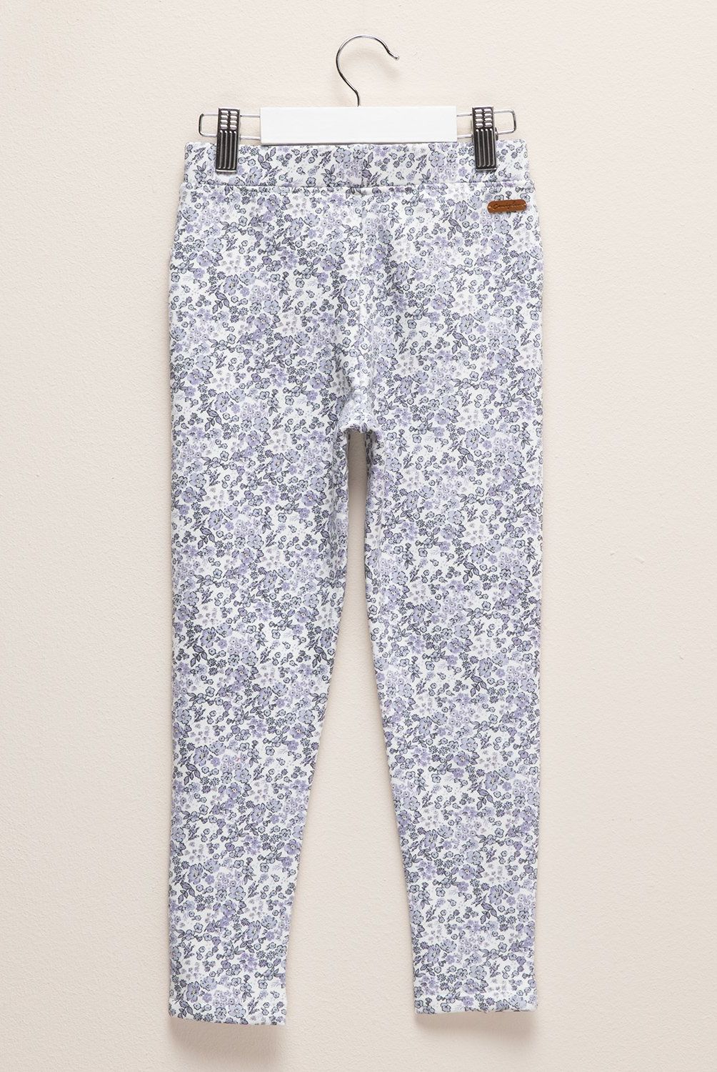 CONIGLIO - Calza Coniglio Polialgodón Diseño Floral Niña