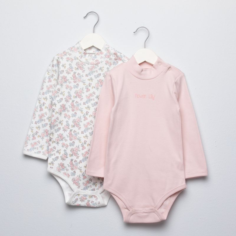YAMP - Pack de 2 Bodys Algodón Bebé Niña Yamp