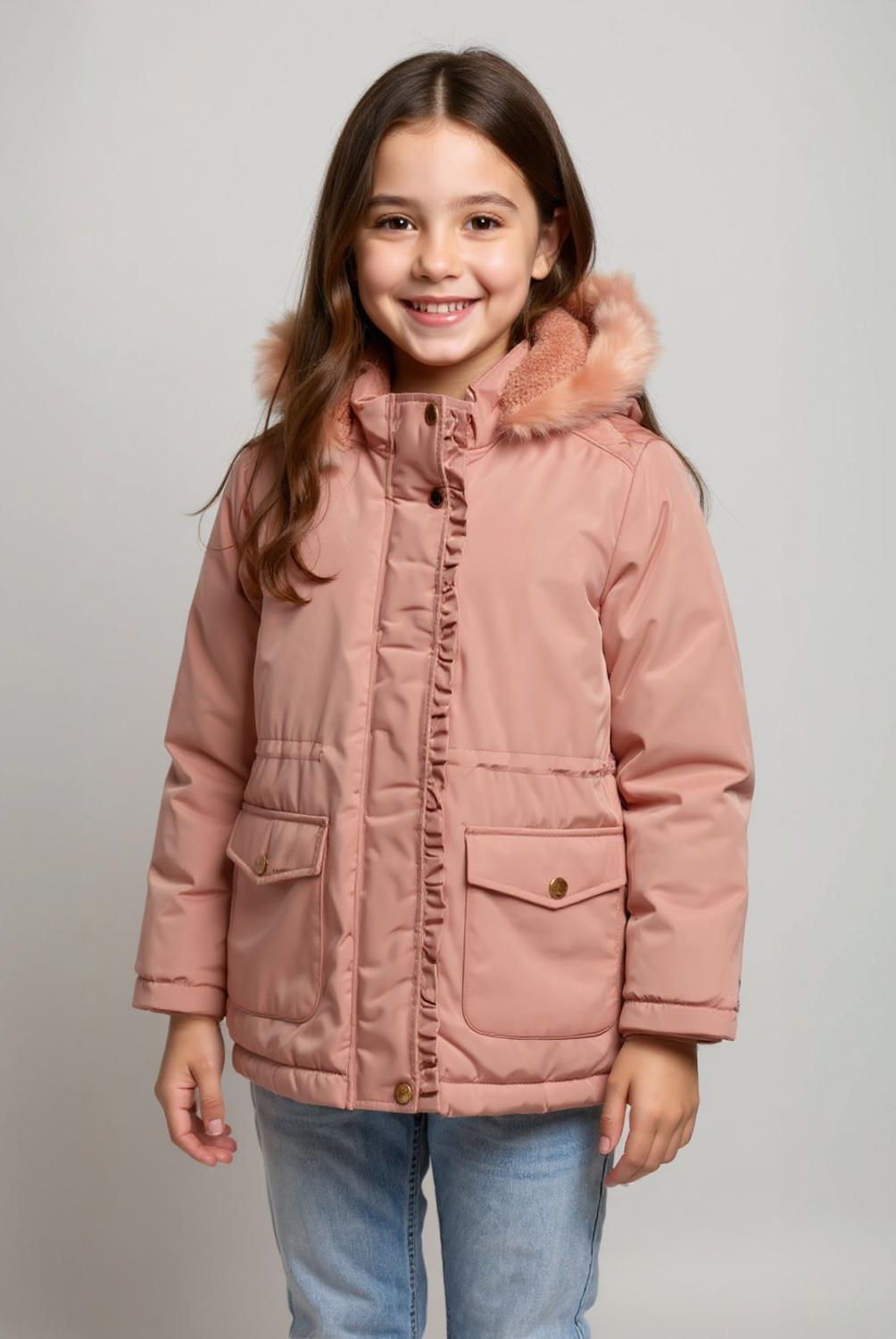 YAMP - Parka Larga Forro Peludo Niña Yamp