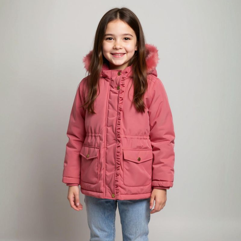 YAMP - Parka Larga Forro Peludo Niña Yamp