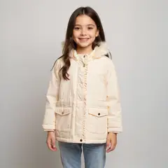 YAMP - Parka Larga Forro Peludo Niña