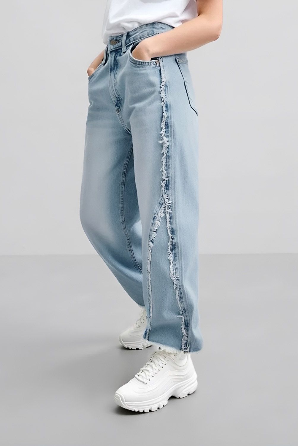 DOO AUSTRALIA - Jeans Doo Australia Wide Leg Denim Niña Algodón