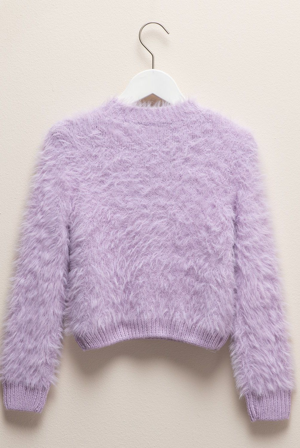 YAMP - Sweater Peludo Niña Yamp Diseño Gato Manga Larga