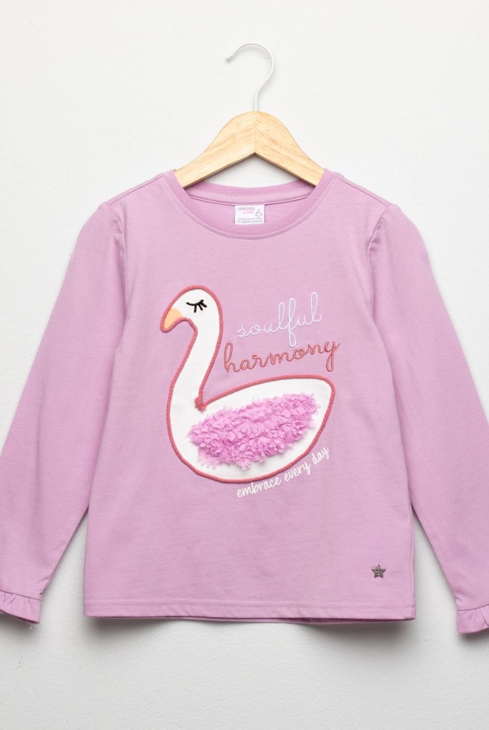 YAMP - Polera Algodón Con Aplicación Niña Yamp