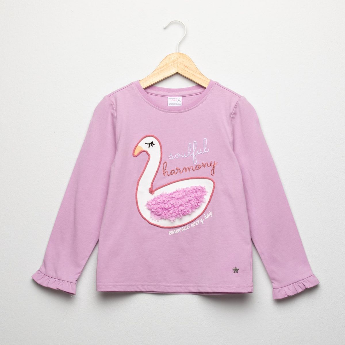 YAMP - Polera Algodón Con Aplicación Niña Yamp