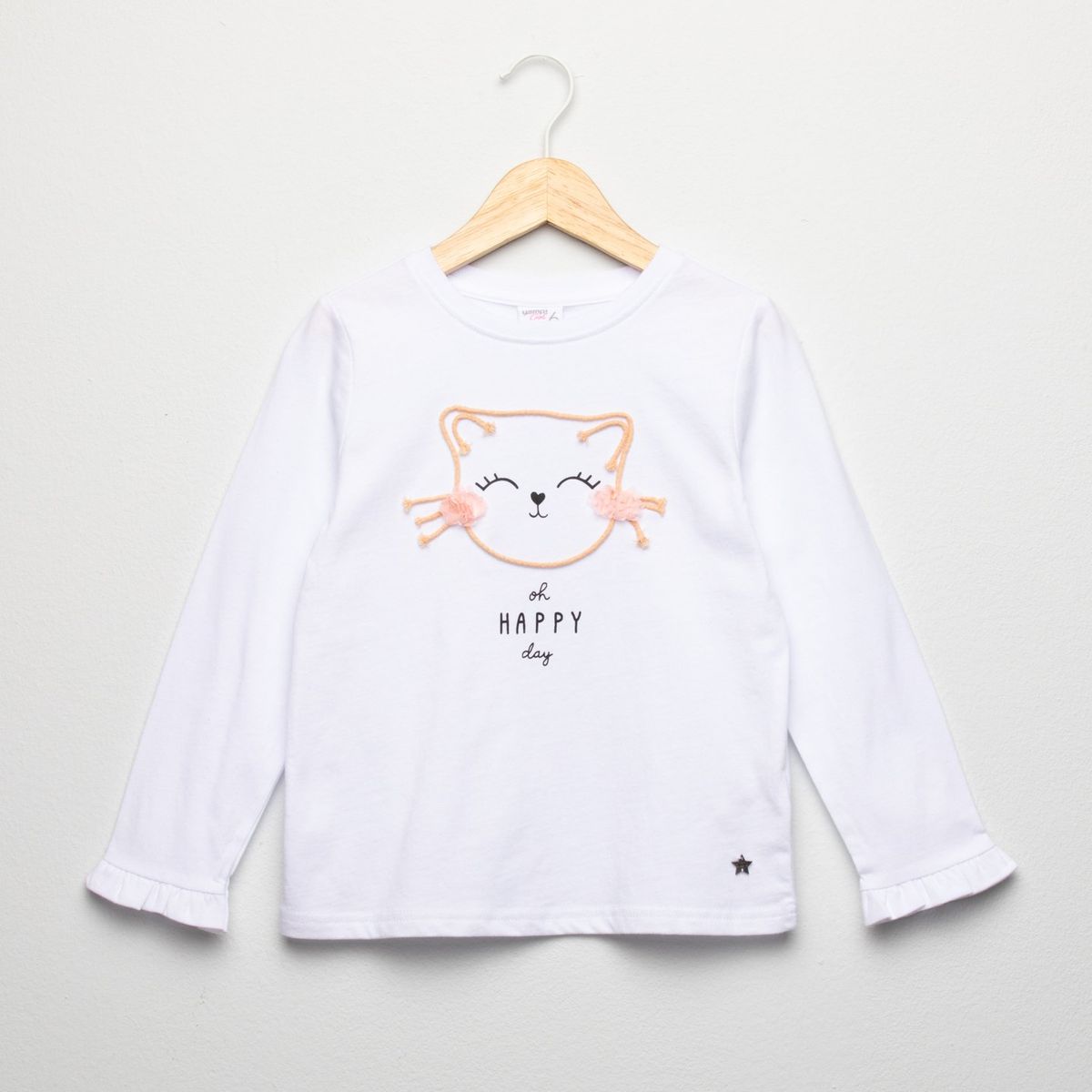 YAMP - Polera Algodón Con Aplicación Niña Yamp