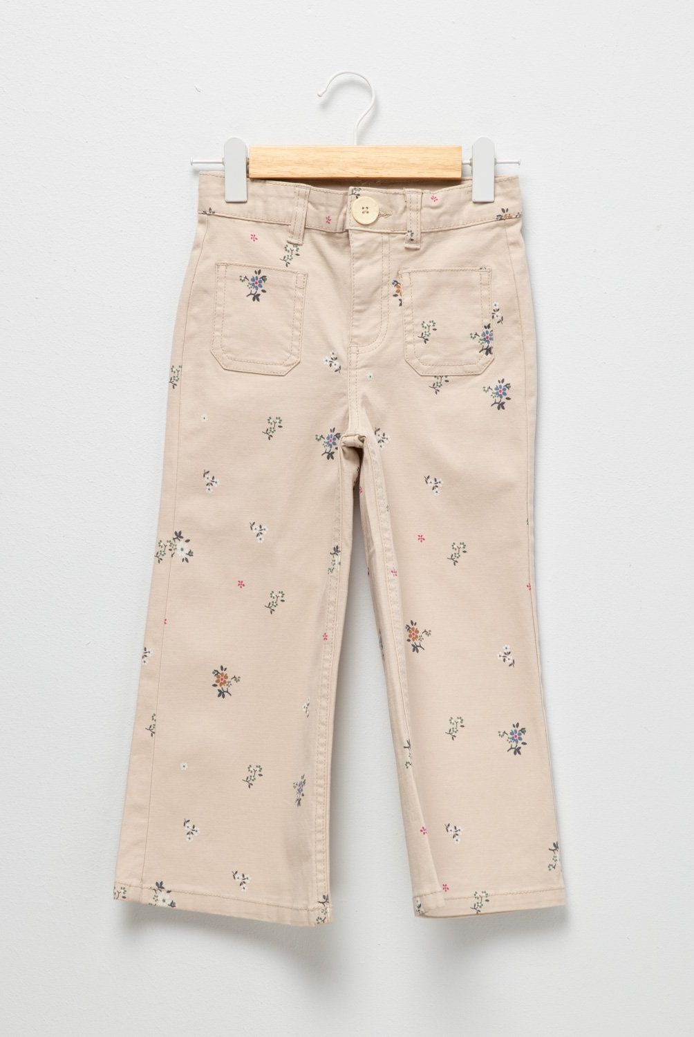 YAMP - Pantalón Wide Leg Algodón Niña Yamp Casual