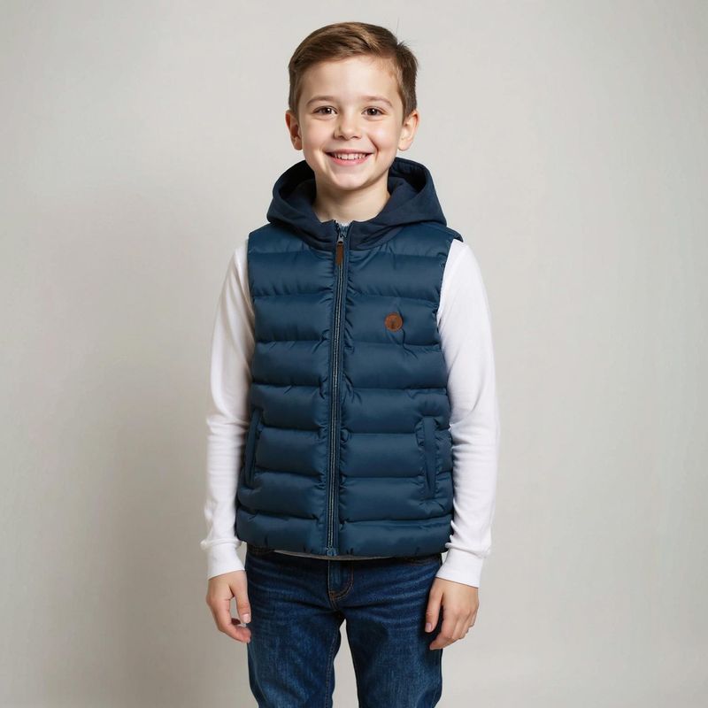 YAMP - Parka Sin Mangas Con Capucha Niño Yamp