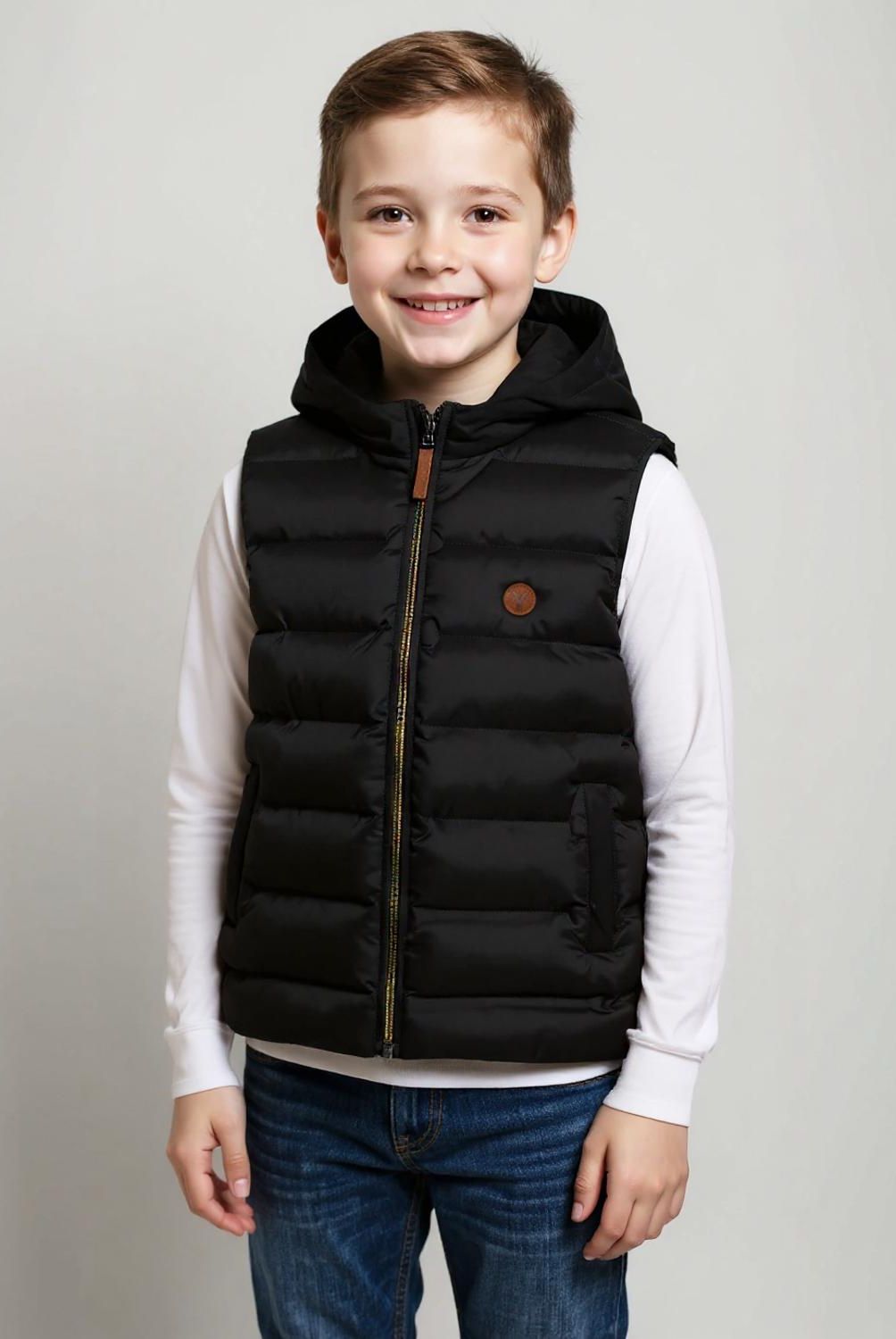 YAMP - Parka Sin Mangas Con Capucha Niño Yamp
