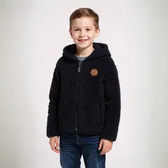 YAMP - Polerón Peludo Con Capucha Niño