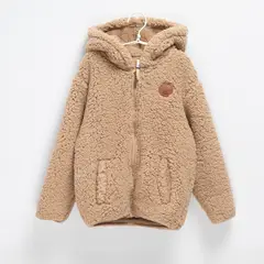 YAMP - Polerón Peludo Con Capucha Niño