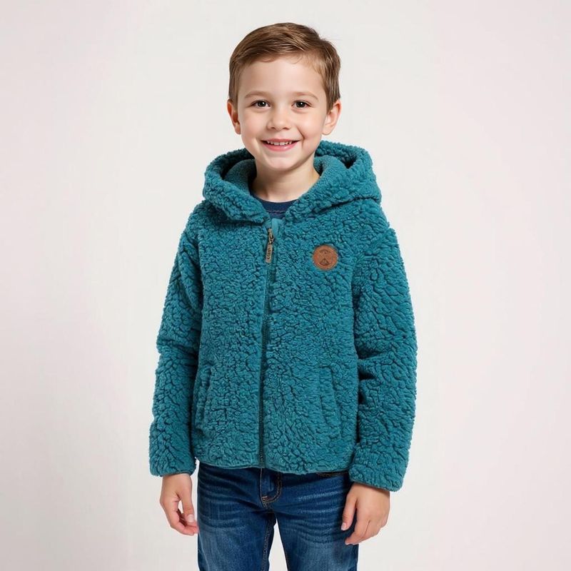 YAMP - Polerón Peludo Con Capucha Niño Yamp