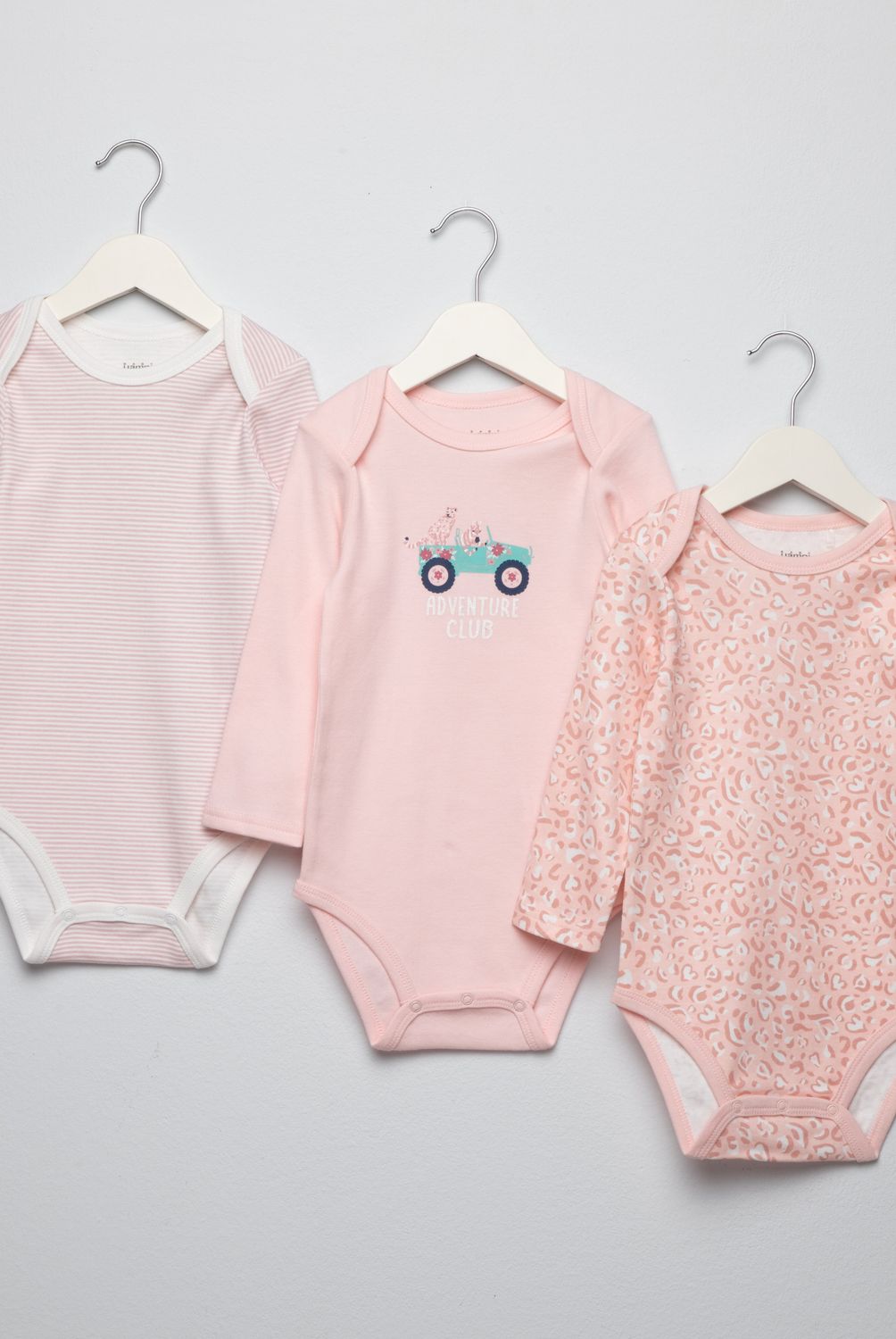 YAMP - Pack de 3 Bodys Algodón Bebé Niña Yamp
