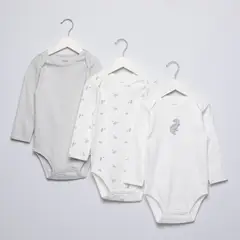 YAMP - Pack De 3 Bodys Algodón Bebé Niño