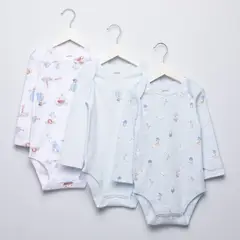 YAMP - Pack De 3 Bodys Algodón Bebé Niño