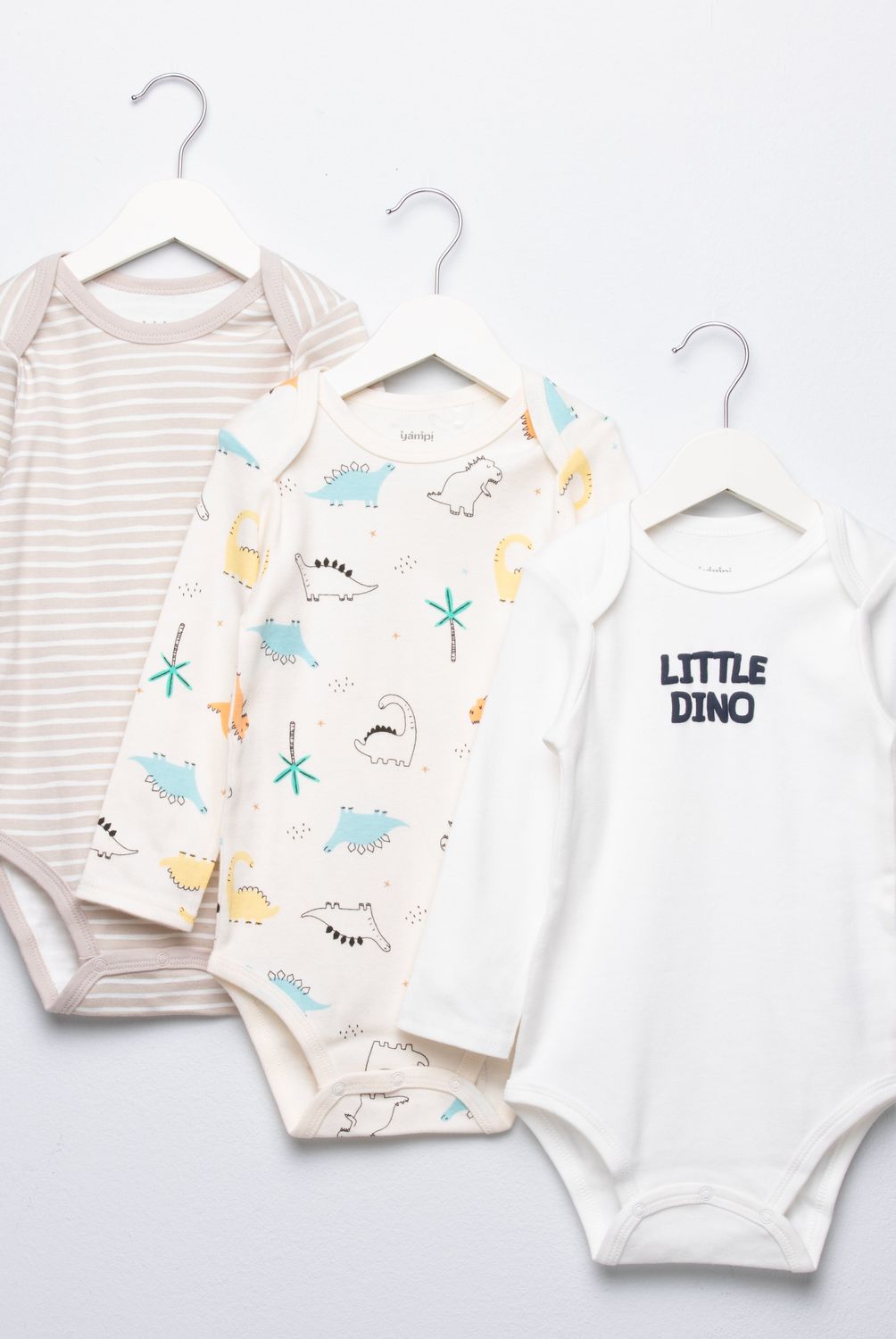 YAMP - Pack De 3 Bodys Algodón Bebé Niño Yamp