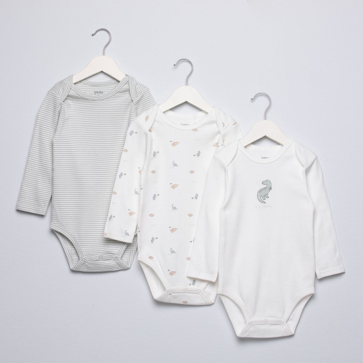 YAMP - Pack De 3 Bodys Algodón Bebé Niño Yamp
