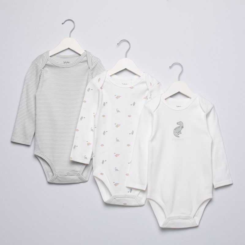 YAMP - Pack De 3 Bodys Algodón Bebé Niño Yamp