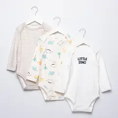 YAMP - Pack De 3 Bodys Algodón Bebé Niño