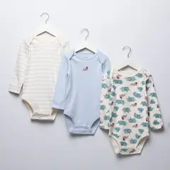 YAMP - Pack De 3 Bodys Algodón Bebé Niño