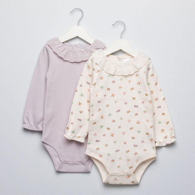 YAMP - Pack de 2 Bodys Algodón Bebé Niña Yamp