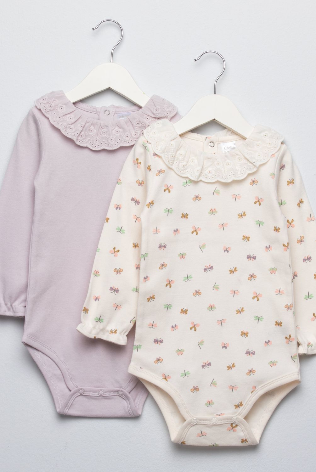 YAMP - Pack de 2 Bodys Algodón Bebé Niña Yamp