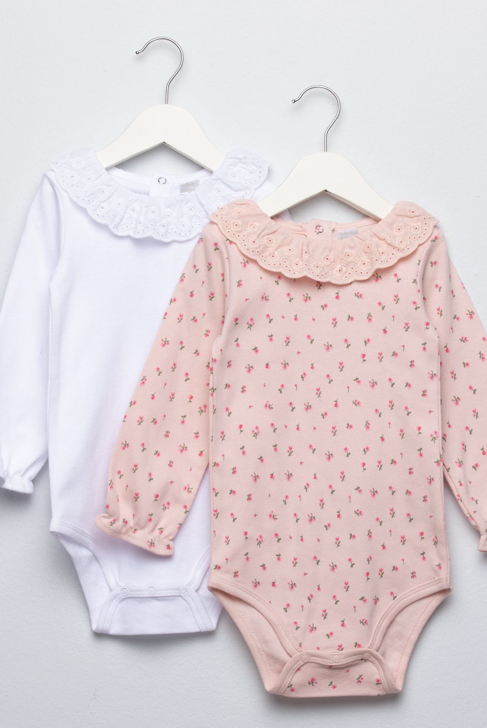 YAMP - Pack de 2 Bodys Algodón Bebé Niña Yamp