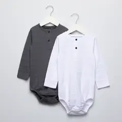 YAMP - Pack de 2 Bodys Algodón Bebé Niño