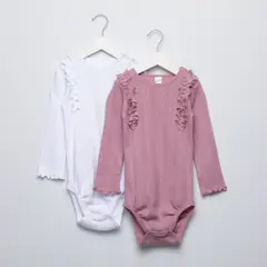 YAMP - Pack de 2 Bodys Algodón Bebé Unisex
